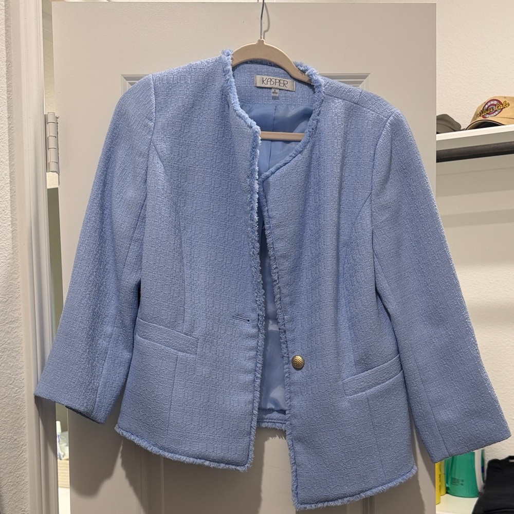 Kasper Women's Soft Blue Blazer